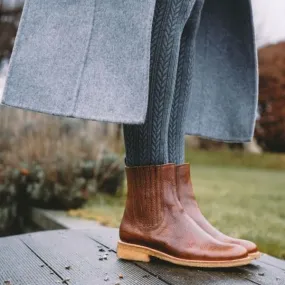 Angulus - Chelsea Boots Elastic Cognac