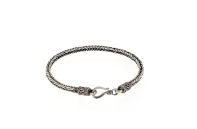 Armband in Bali Style tolle Handarbeit aus Echt Silber d=3 mm Länge 200 mm X-A-3