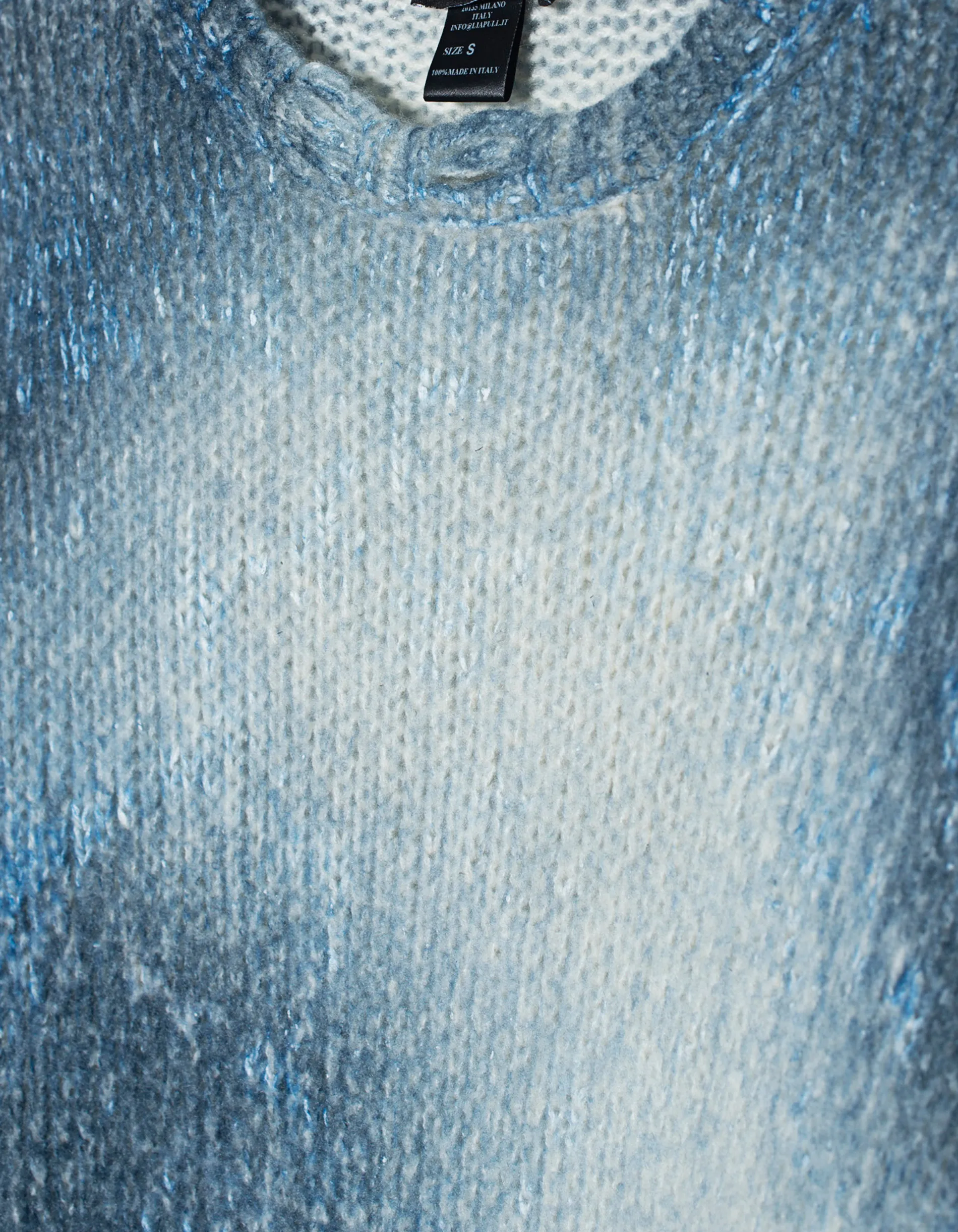 AVANT TOI Marmo Blue // Kaschmir-Seiden-Mix Pullover