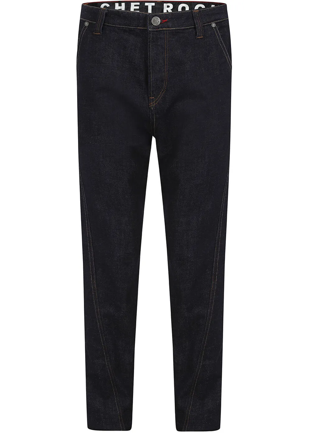 Chet Rock Herren-Garage-Jeans, Marineblau