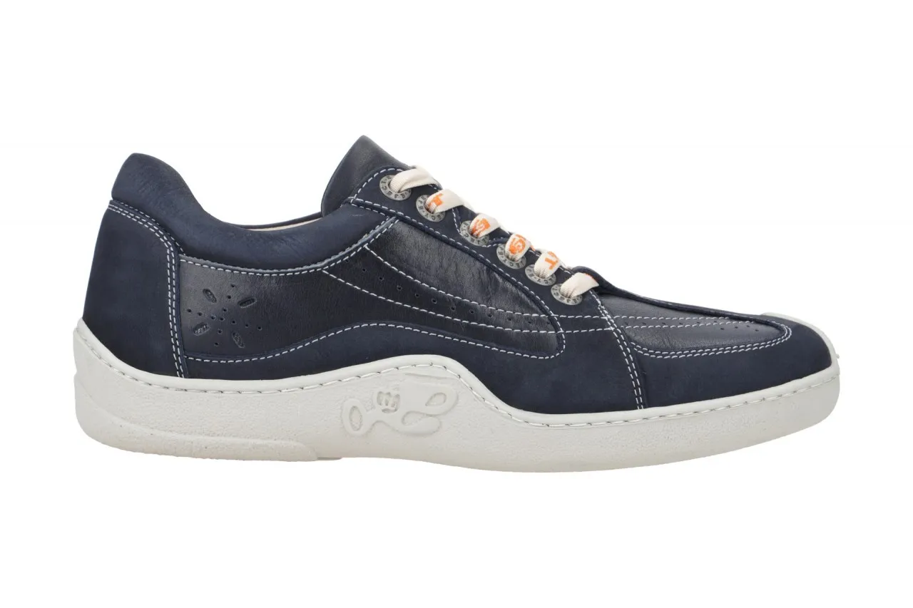 Eject Skat Schuhe blau Herren Sneaker Nubuck Glatt 20421