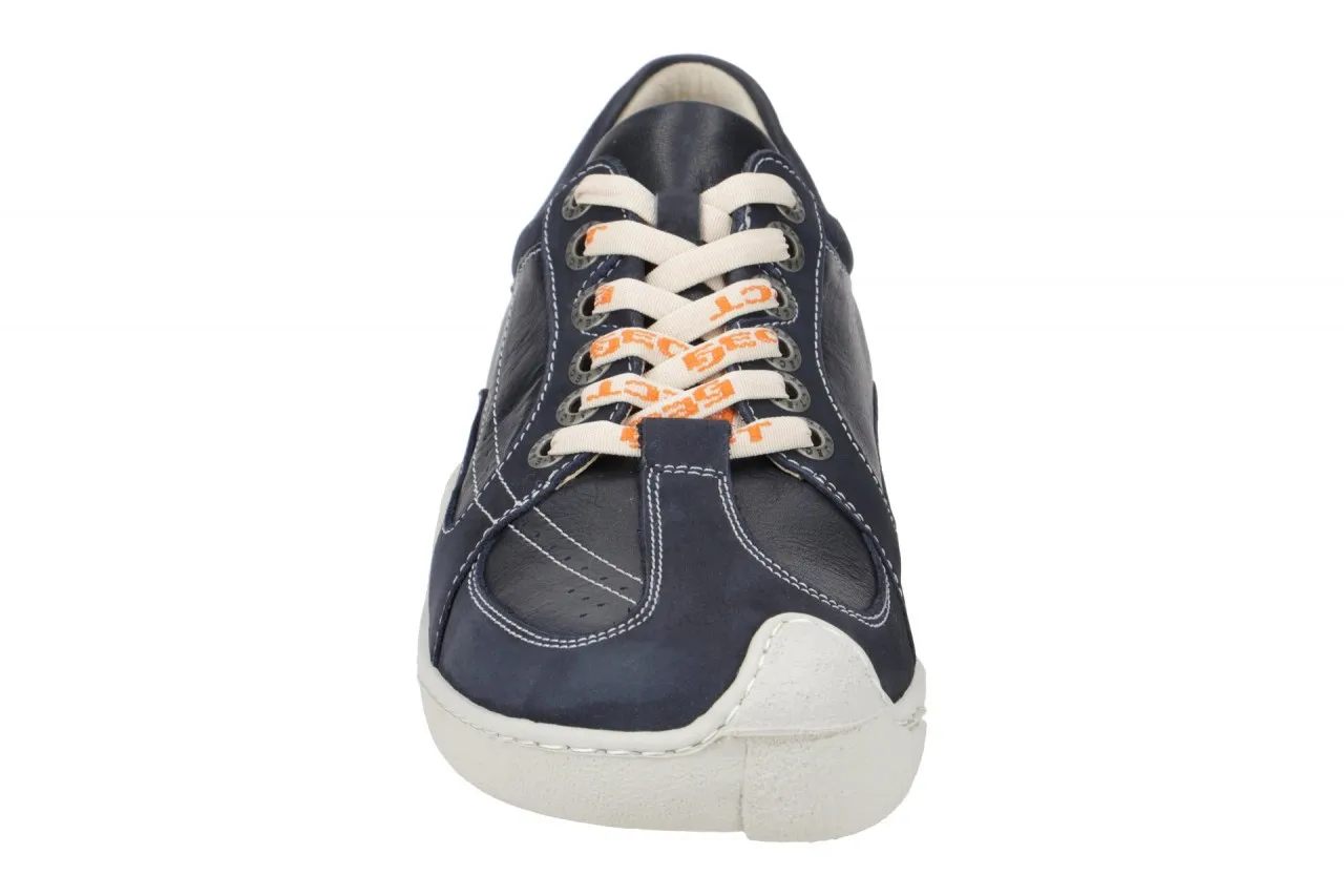 Eject Skat Schuhe blau Herren Sneaker Nubuck Glatt 20421