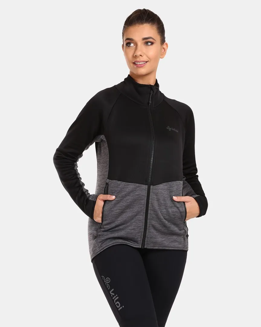 Funktions-Sweatshirt für Damen Kilpi TOMMS-W schwarz
