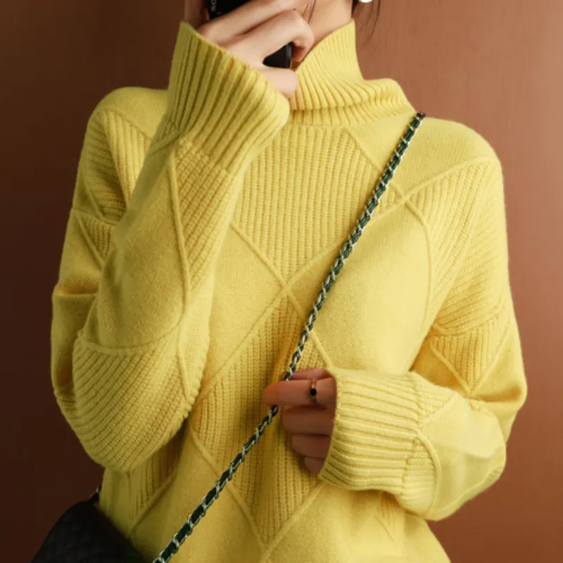 Heidi-Mode | Pullover Warm Mit Elegantem Muster