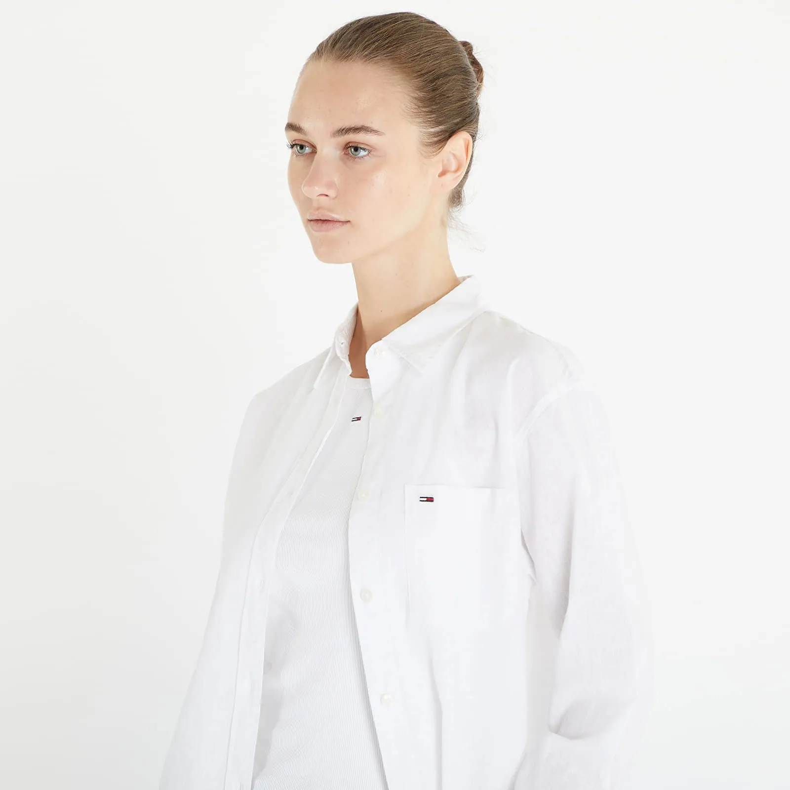 Hemd Tommy Hilfiger Solid Linen Blend Shirt DW0DW17735 YBR
