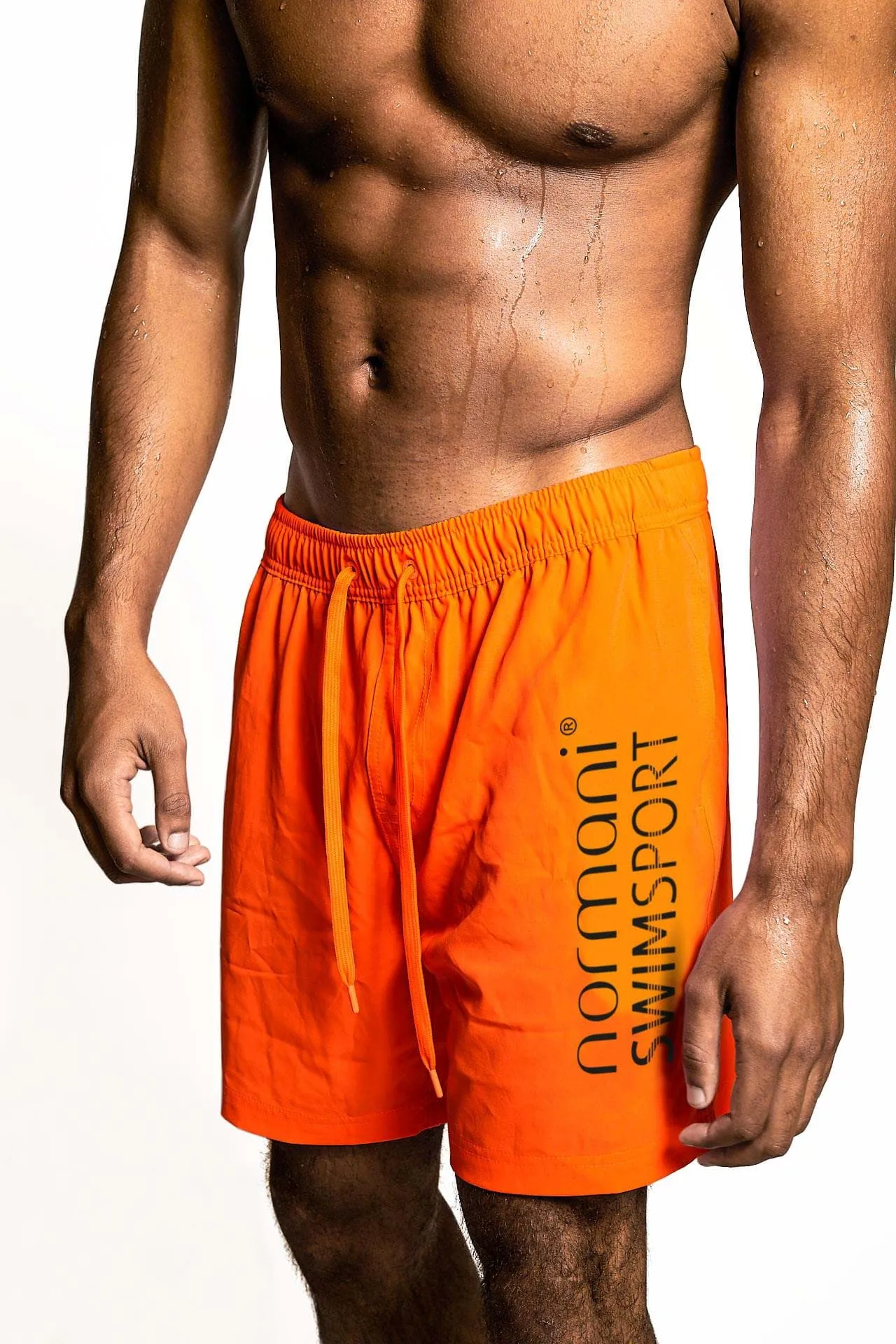 Herren Badeshorts „Nio“ Orange