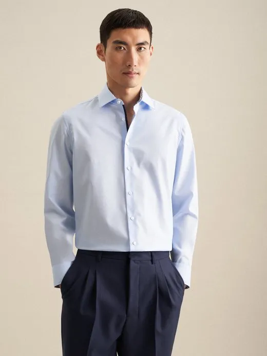 Herren Business Hemd - Slim Langarm