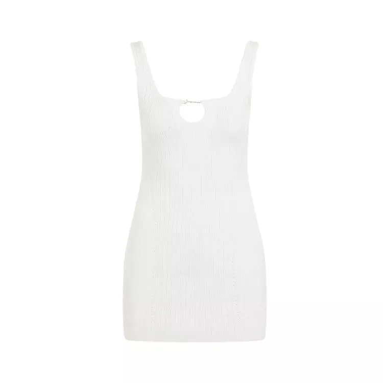   Jacquemus  White La Mini Robe Sierra White