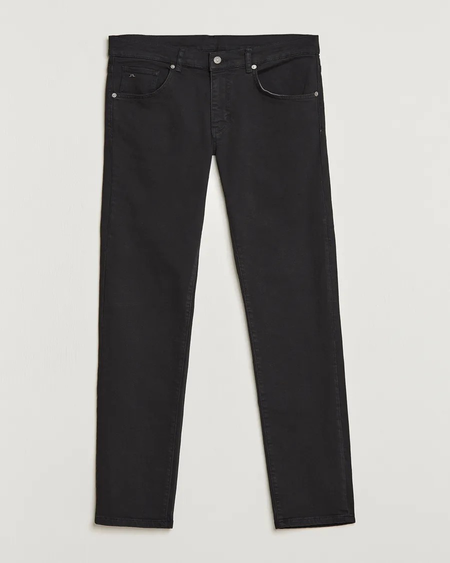 Jay Solid Stretch 5-Pocket Pants Black