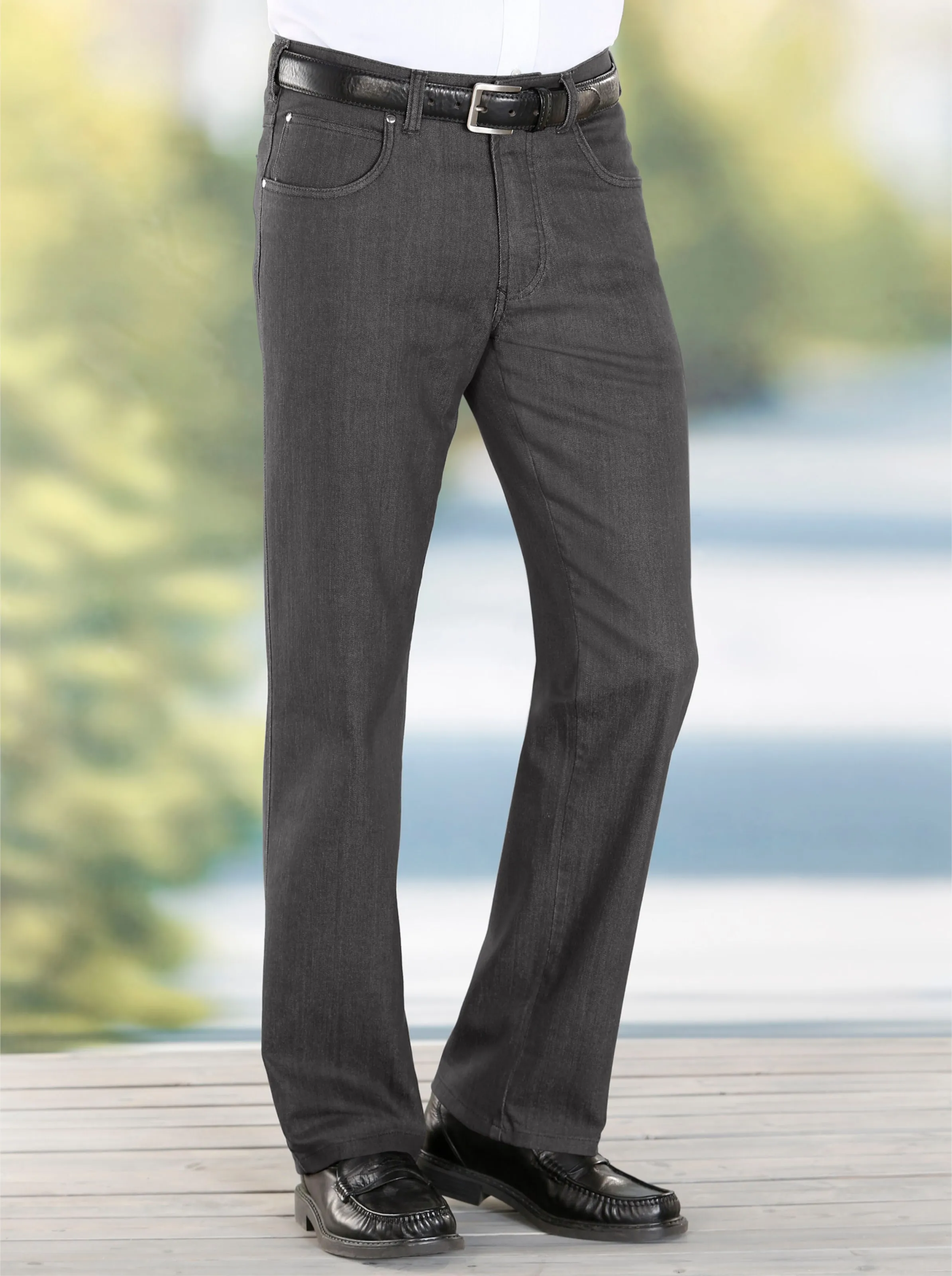 Jeans in anthrazit