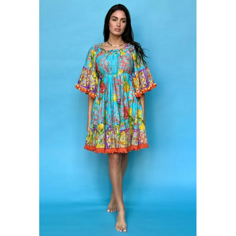 KLEID LIMONE 64 VON ANTICA SARTORIA "LEONI AL SOLE"