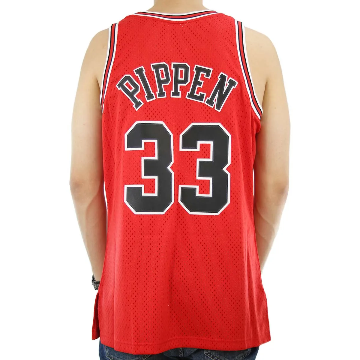 Mitchell & Ness Chicago Bulls NBA Scottie Pippen #33 1997-98 Swingman Jersey Trikot SMJYGS18153-CBUSCAR97SPI - rot