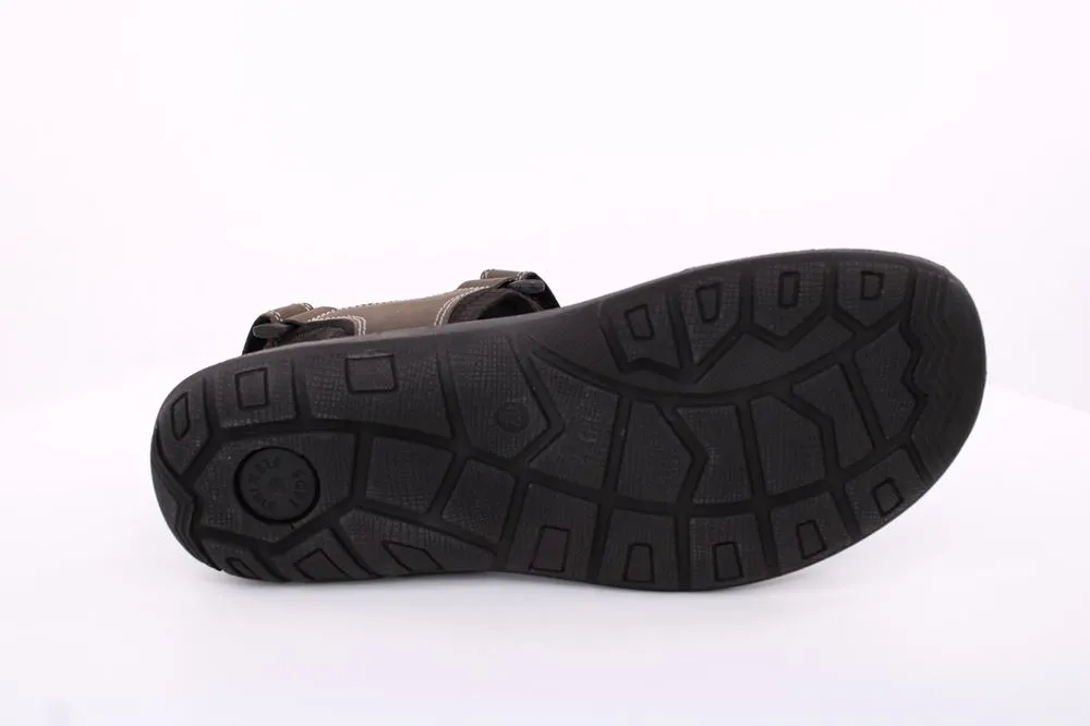 PETER ERIKSON Herren Trekkingsandale Leder grau S14 AR-75