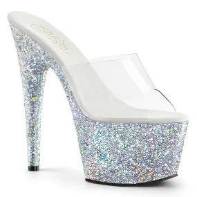 Plateau High Heels ADORE-701LG silber