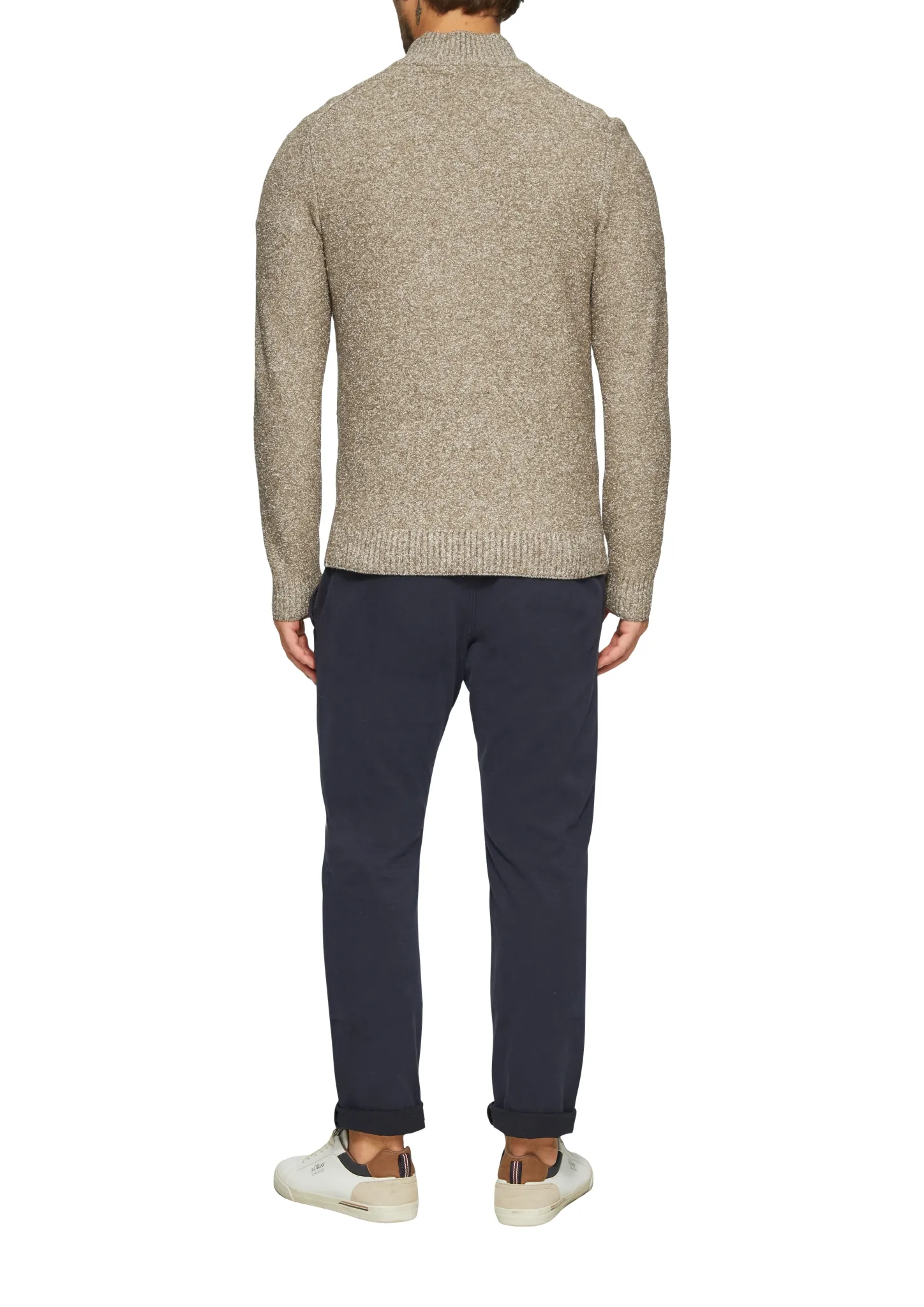 S.OLIVER Pullover mit Troyer-Kragen 10776765