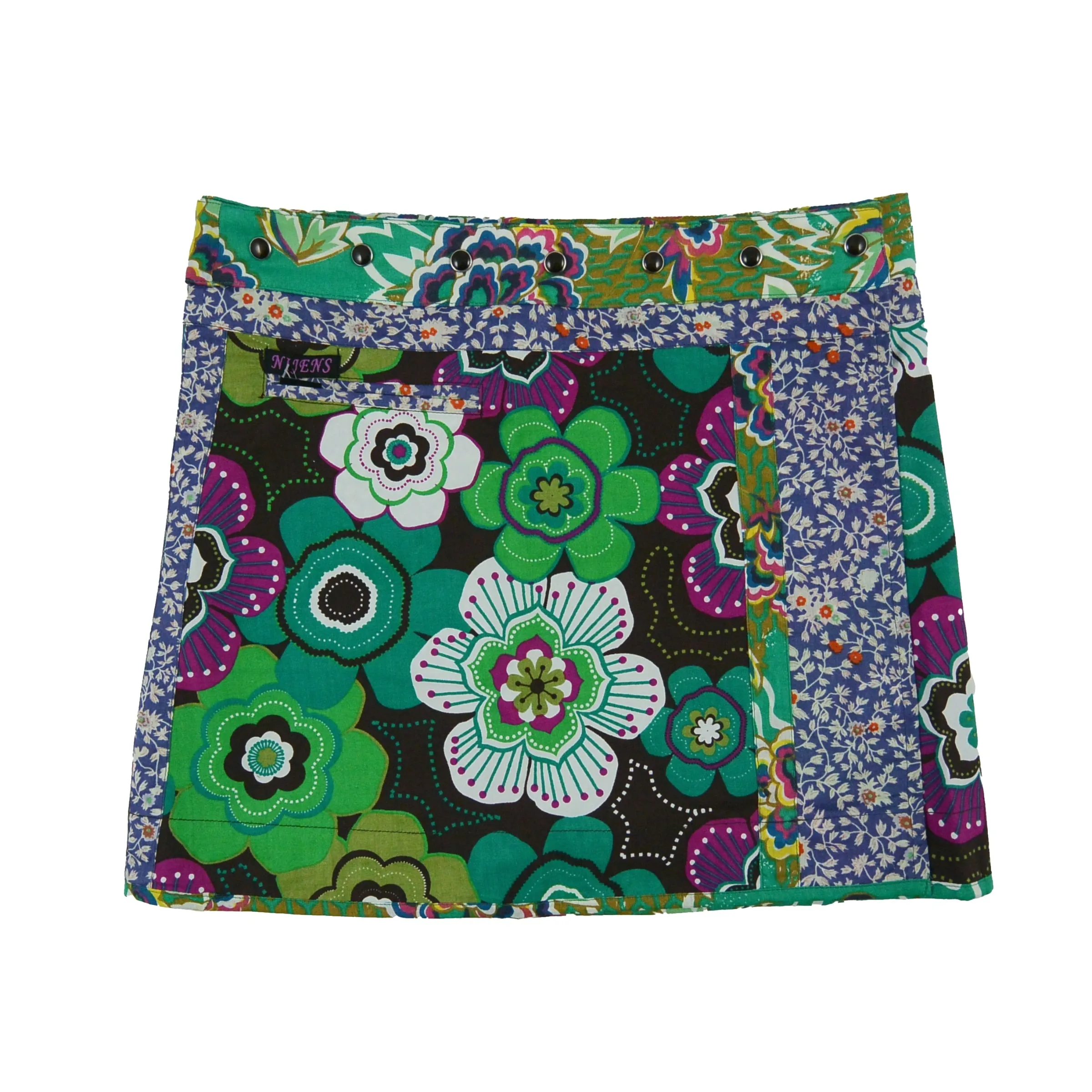 Sommerrock Minirock Wenderock Wickelrock aus Baumwolle - Eilla Short 27