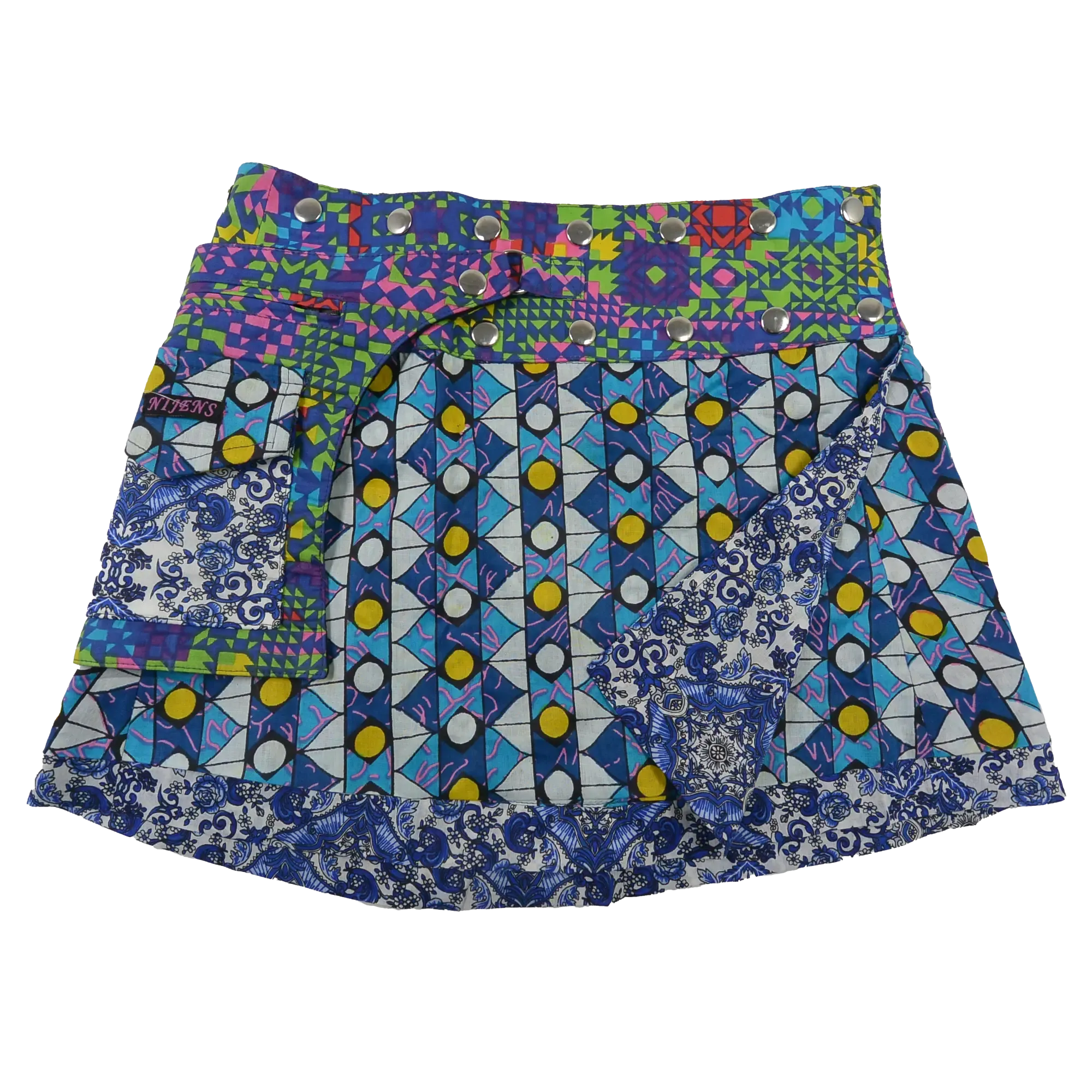Sommerrock Wenderock Minirock Baumwollstoff Mustermix - Cherly Pie Short - 130