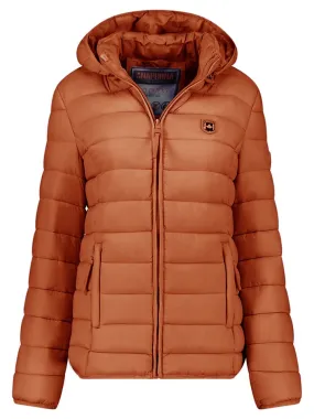Steppjacke "Akitalana" in Hellbraun
