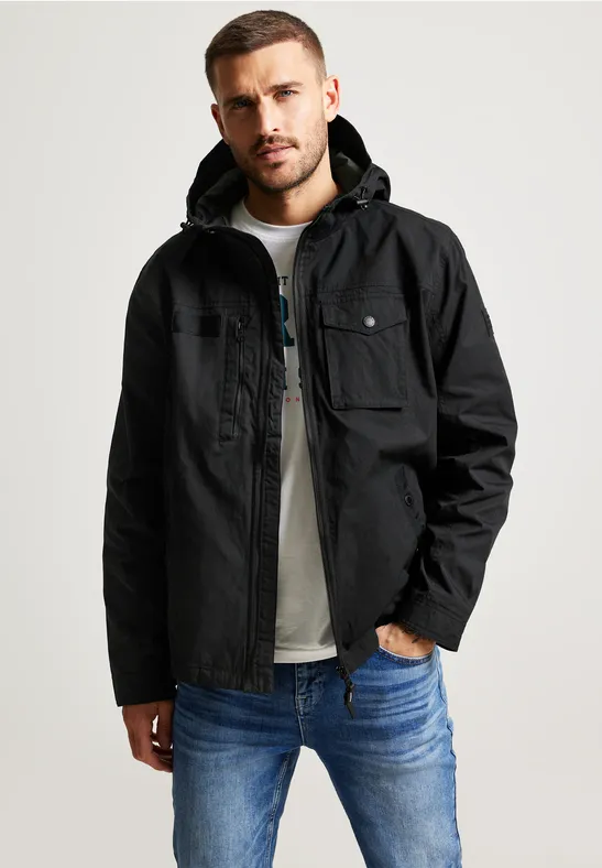 Street One MEN Outdoor Jacke in Unifarbe 