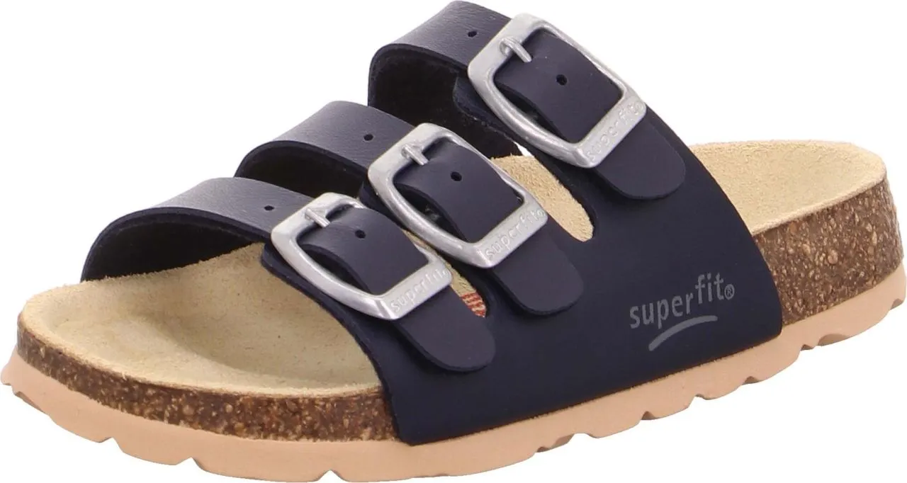 Superfit Fussbettpantoffel - Pantoffel mit Schnalle