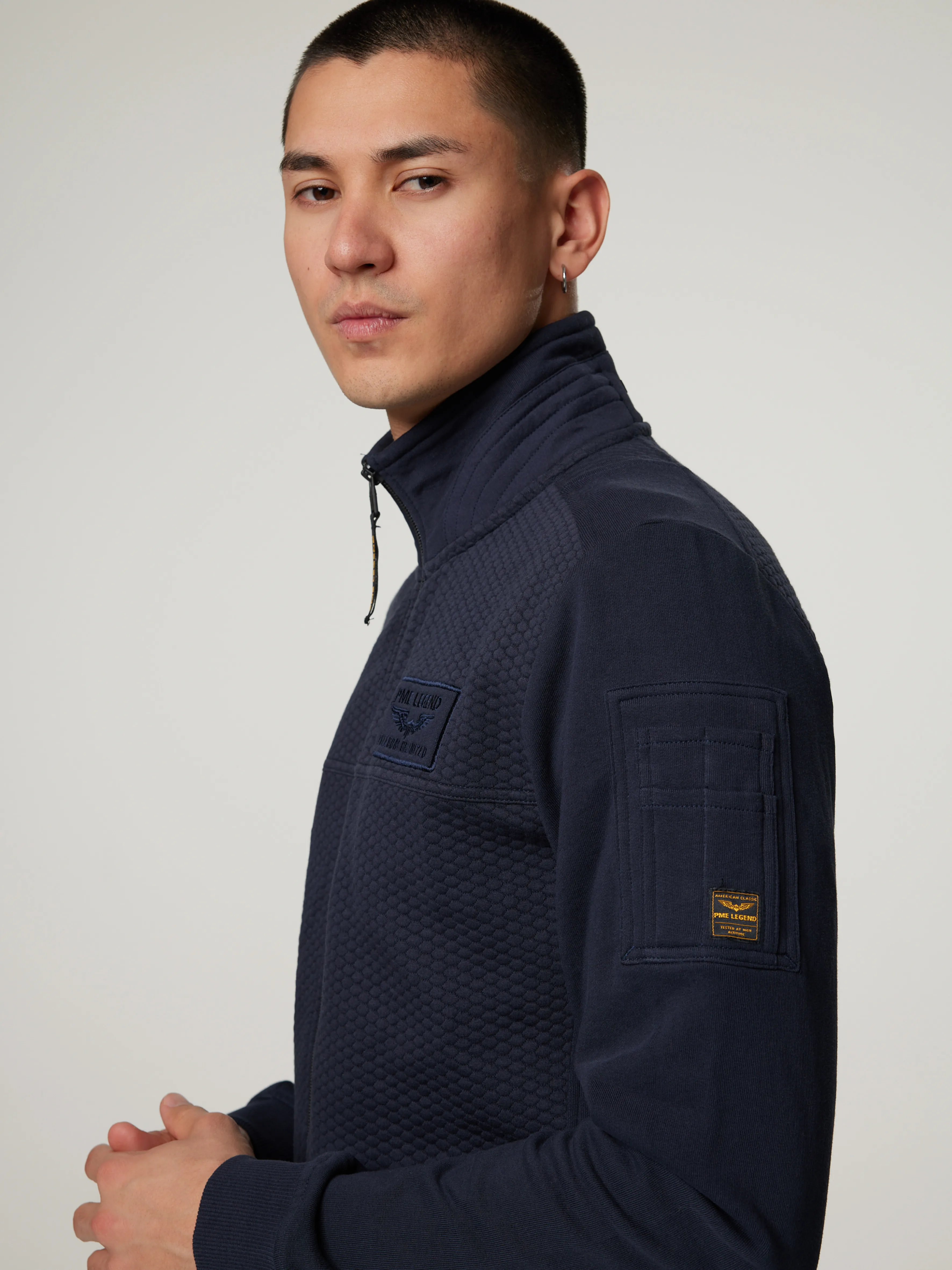 Sweatjacke mit Baumwolle