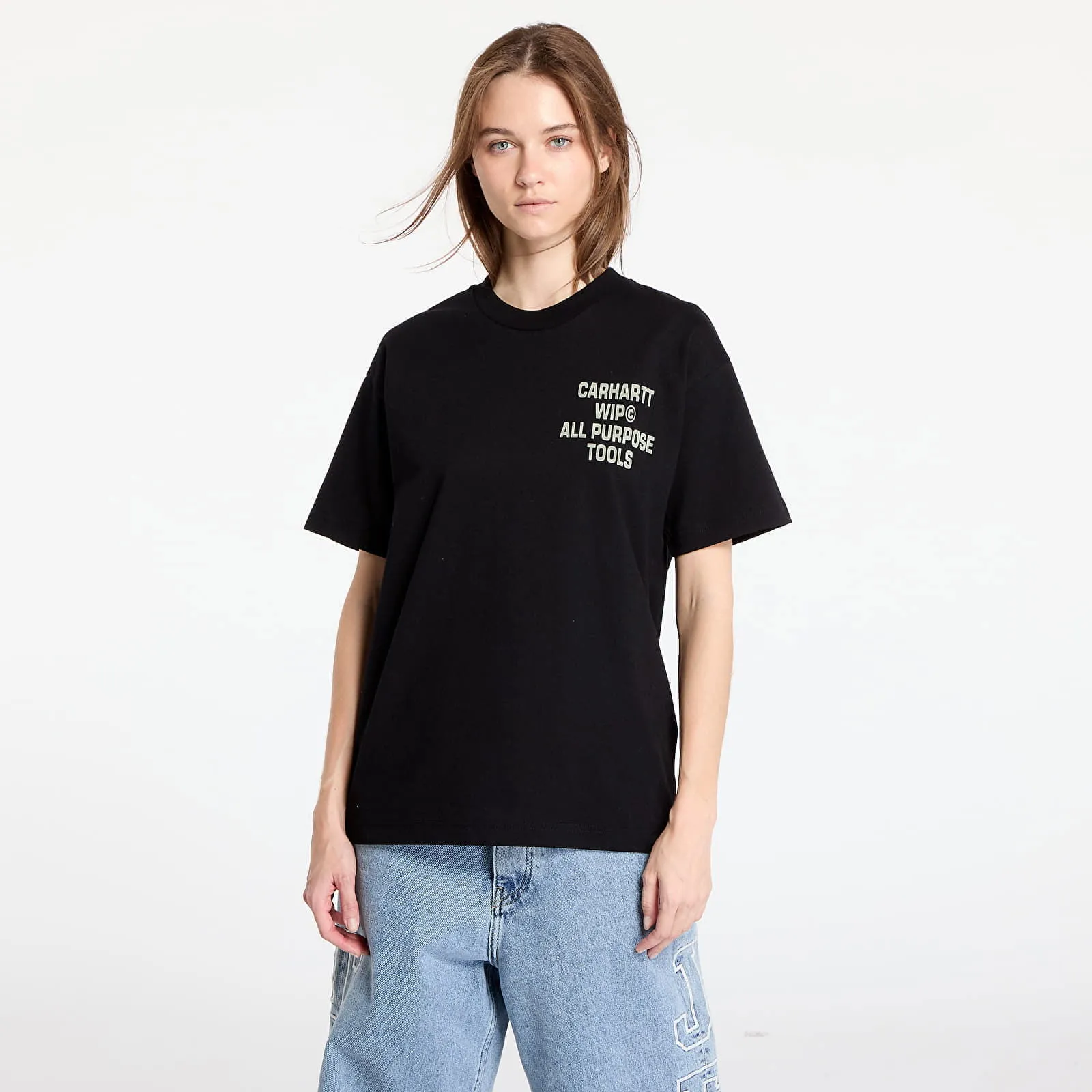 T-shirt Carhartt WIP S/S Cross Screw T-Shirt UNISEX Black I033949.89XX