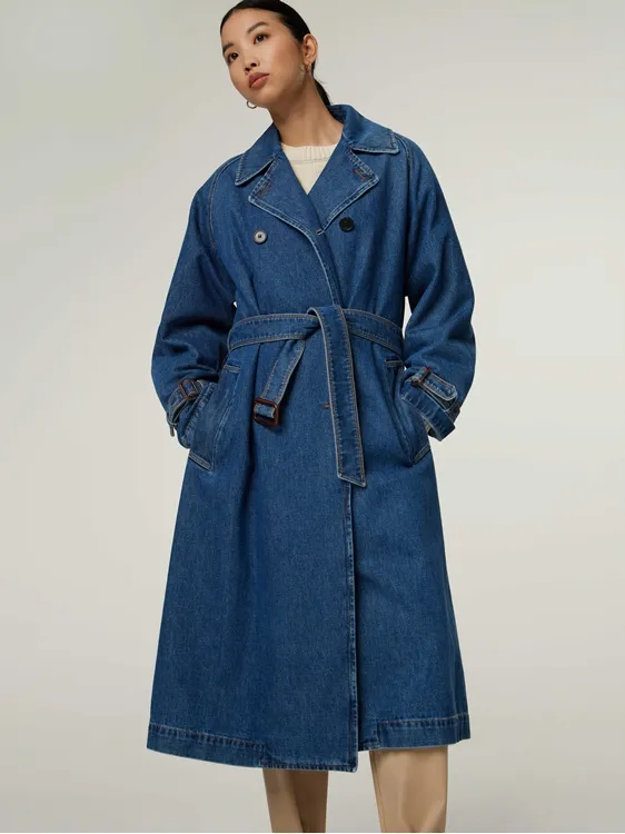 Trenchcoat aus Denim BLASY