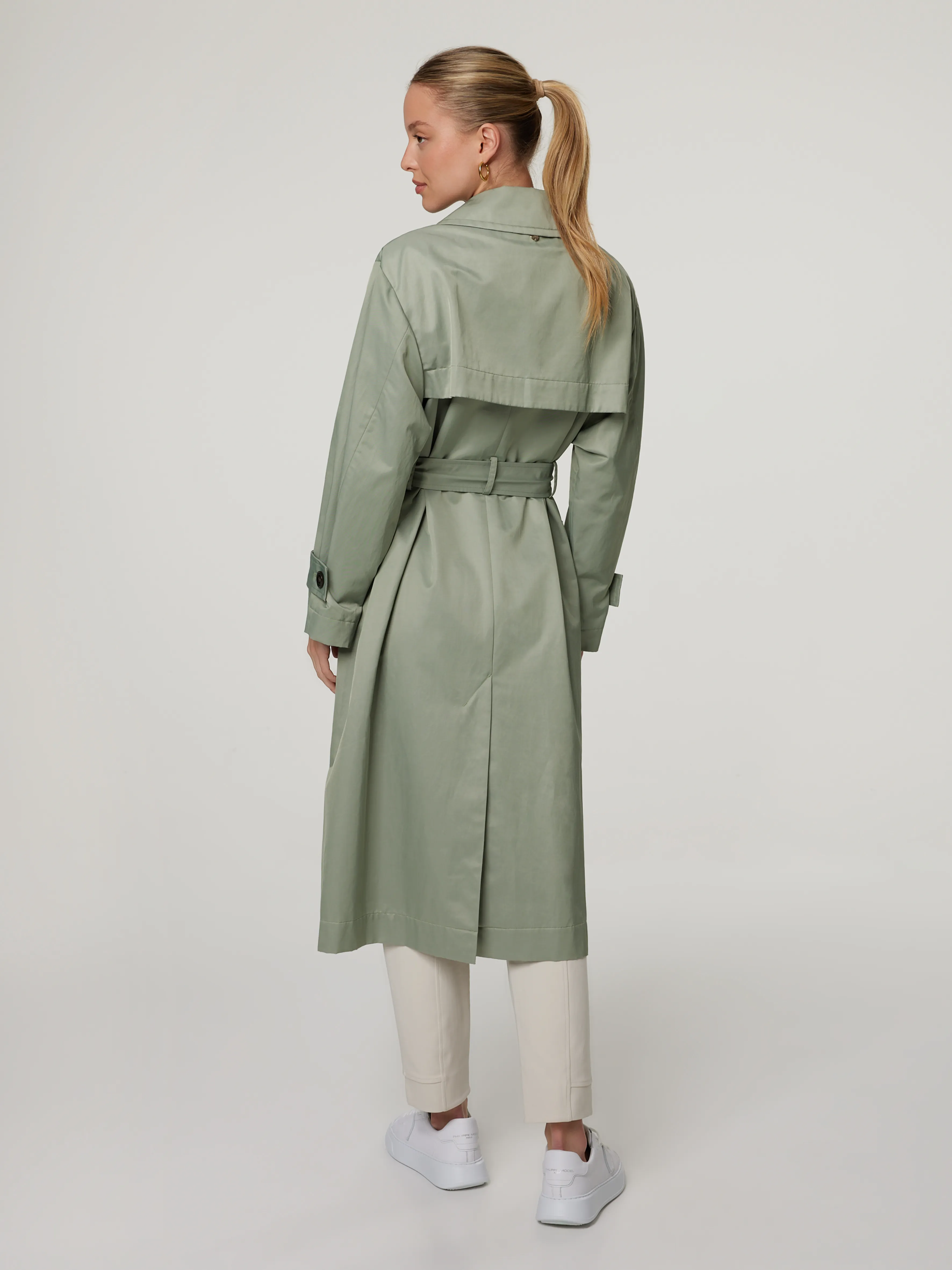 Trenchcoat mit Baumwolle