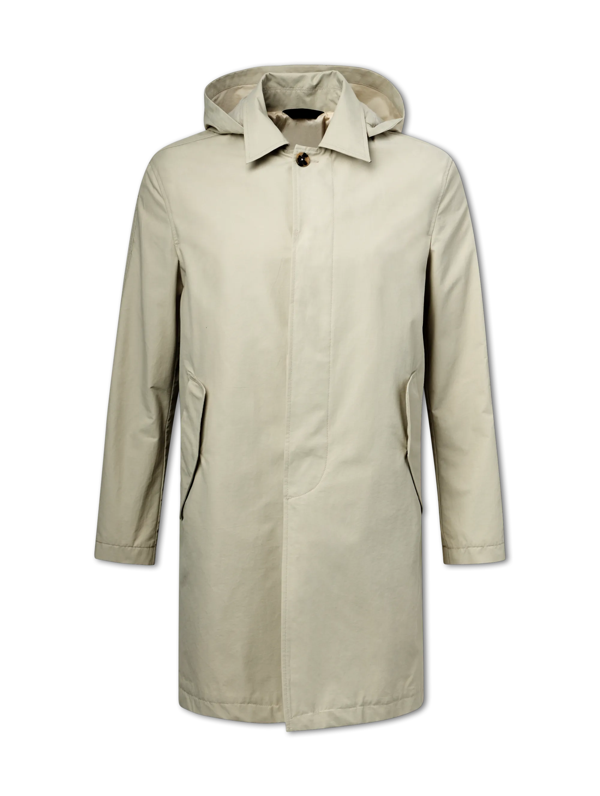 Trenchcoat mit Kapuze