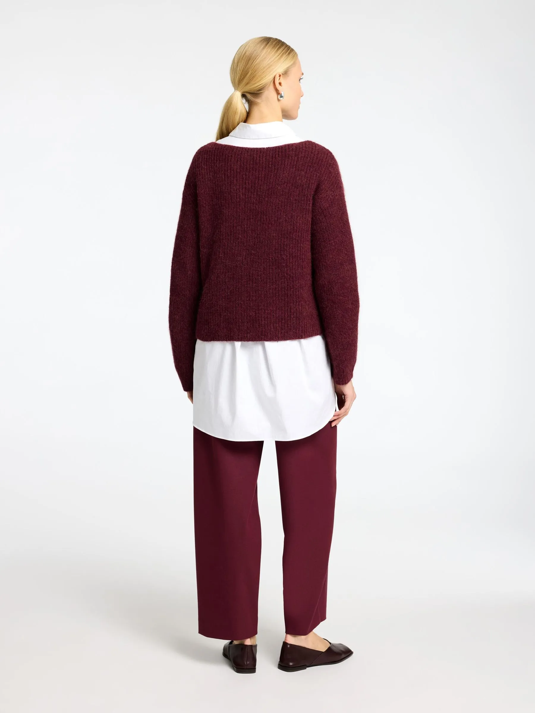 U-BOOT-AUSSCHNITT STRICKPULLOVER